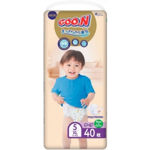 Одноразові підгузки Goo.N Premium Soft на липучках розмір 5(XL) (12-20 кг), 40 шт. (863226)