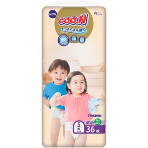 Одноразові підгузки-трусики Goo.N Premium Soft Розмір 5(XL) (12-17 кг), 36 шт. (863229)