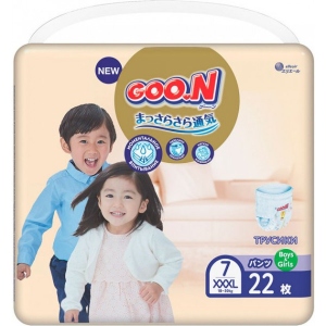 Одноразові підгузки-трусики Goo.N Premium Soft розмір 7(3XL) (18-30 кг), 22 шт. (863231)