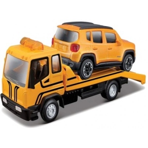 Колекційна спецтехніка Bburago Ігровий набір - ЕВАКУАТОР з автомоделей JEEP RENEGADE (18-31417)