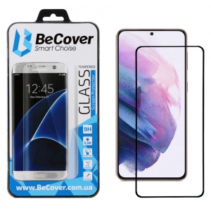 Захисне скло для смартфону BeCover Samsung Galaxy S21+ SM-G996 Black (705916)
