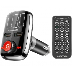 Автомобільний трансмітер Promate Smartune-3.Black
