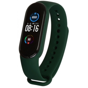 Ремінець для фітнес-браслету Armorstandart for Xiaomi Mi Band 7/6/5 Dark Green (ARM60988) продаж