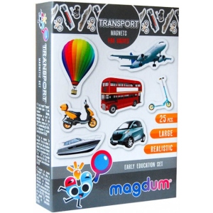Настільна гра магнітна (3-4 роки) Magdum Транспорт (ML4031-17 EN) в Києві