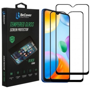 Захисне скло для смартфону BeCover for Xiaomi Redmi 10C Black (707451)