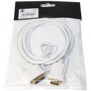 Кабель Atcom DVI to VGA 24+1pin, 1.0m White (9505)