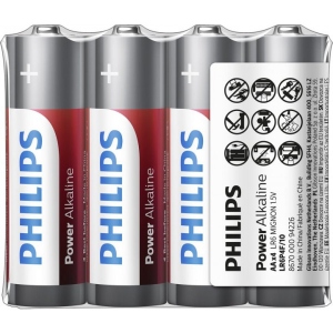 Батарейка тип AA Philips Power Alkaline AA 4 шт. (LR6P4F/10)