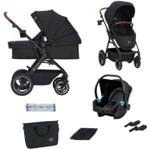 Коляска універсальна 3 в 1 Kinderkraft B-Tour Deep Black (KSBTOU00BLK3000)
