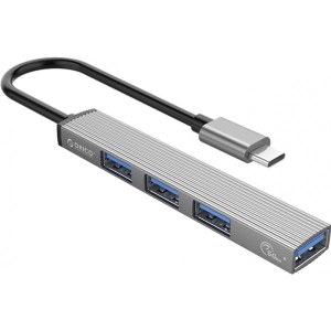 Хаб USB Orico Type-C USB3.0 3xUSB 2.0 (AH-13-GY-BP) купити в Києві