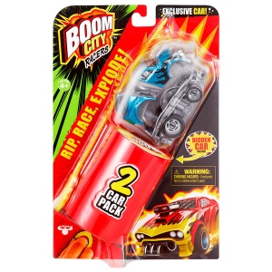 Ігрова фігурка-сюрприз набір Moose Toys Boom City Racers Fire It Up! Машинки з пусковим пристроєм 2 шт. (40056) Київ