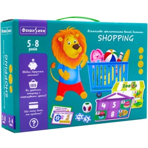 Настільна гра розвиваюча (5-7 років) Vladi Toys Граємо в магазин, укр. (VT2312-06)