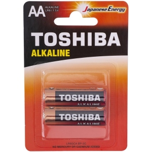Батарейка тип AA Toshiba LR6 Economy Alkaline BP 1X2 (00159937)