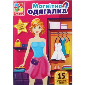 Настільна гра магнітна (3-4 роки) Vladi Toys "Everyday look" в папцi VT3204-31 (укр)
