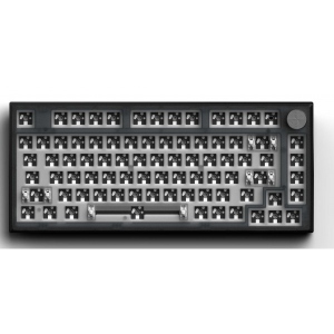 Клавіатура бездротова ігрова FL ESPORTS DIY-barebone MK750 Black Transparent Three-Mode (MK750-9357)