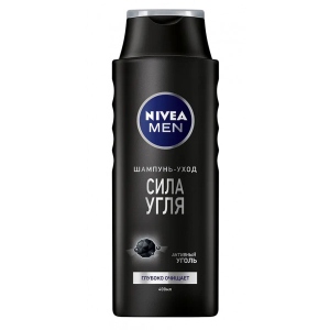 Шампунь чоловічий NIVEA Сила вугілля 400мл