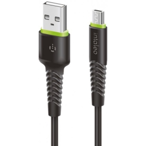 Кабель синхронізації даних Intaleo CBFLEXM2 Micro USB 2м Black (1283126521430)