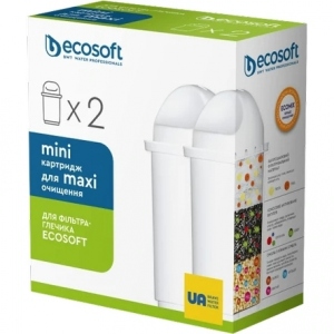Картридж для фільтру-глечика Ecosoft комплект Покращений 2 шт офіційний магазин