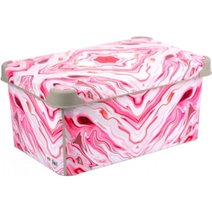 Корзина для зберігання VIOLET HOUSE 0647 Decor Marble Red 10 л