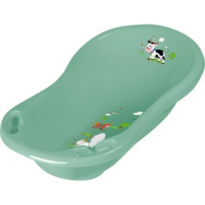 Дитяча ванночка Keeeper Funny Farm 84 см Mint (1843631506300) порівняти ціни