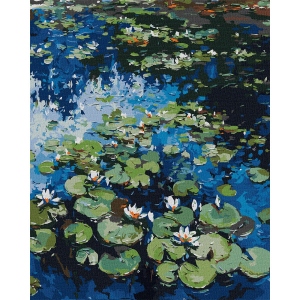 Картина за номерами Ideyka "Водяні лілії © Клод Моне" 40х50см (KHO2858)