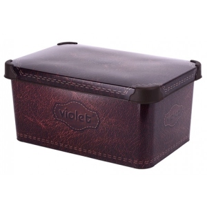 Корзина для зберігання VIOLET HOUSE 0646 Decor Leather с/кр. 5 л