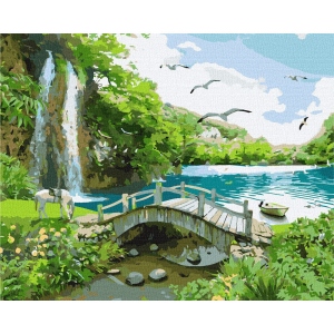 Картина за номерами Ideyka "Райська бухта" 40х50см (KHO2860)