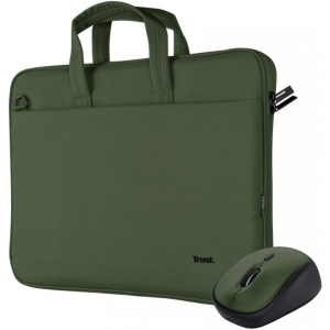 Сумка для ноутбуку Trust Bologna Bag & Mouse Set - Green (24989)