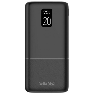Батарея мобільна Sigma mobile X-Power SI20A2QL 20000mAh Black (4827798423813)