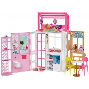 Меблі і будиночки для колекційної ляльки Barbie Портативний будиночок (HCD47)