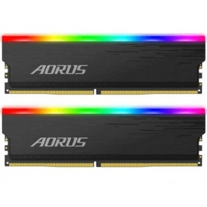 Память DDR Gigabyte DDR4 16Gb(2x8Gb) 3333Mhz RGB Fusion 2.0 AORUS Memory boost (GP-ARS16G33) купити