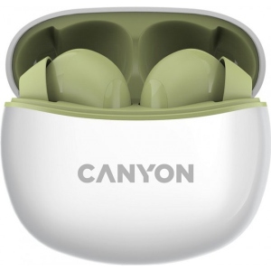 Навушники вкладиші бездротові TWS Canyon TWS-5 (CNS-TWS5GR) Green