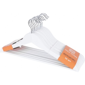 Вішалка Idea Home RE05163W 44.5х23х1.2 см 10 шт. White (6707238)