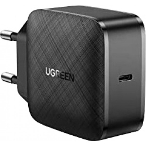 Мережевий зарядний пристрій UGREEN CD217 65W Type-C PD GaN Charger Black (70817)