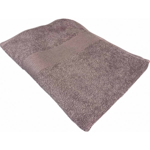 Рушник банний GM Textile кавовий махровий з бордюром 70х140