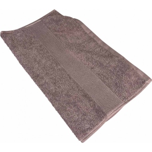 Рушник для обличчя GM Textile кавовий махровий з бордюром 50х90