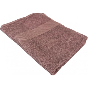 Рушник банний GM Textile шоколадний махровий з бордюром 70х140
