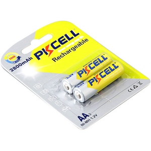 Акумулятор тип AA PKCELL HR06/AA 2800mAh NiMH 2 шт. (PC/AA2800-2B)