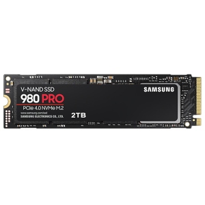 SSD-накопичувач внутрішній Samsung M.2 980 PRO 2TB NVMe PCIe 4.0 4x 2280 3-bit MLC (MZ-V8P2T0BW)
