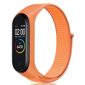 придбати Ремінець для фітнес-браслету BeCover Nylon Style for Xiaomi Mi Smart Band 7 Orange (707665)