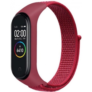 замовити Ремінець для фітнес-браслету BeCover Nylon Style for Xiaomi Mi Smart Band 7 Red (707670)