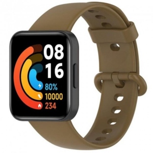 Ремінець для смарт-годинника BeCover for Xiaomi Mi Watch Lite/Watch 2/Watch 2 Lite Brown (707648)