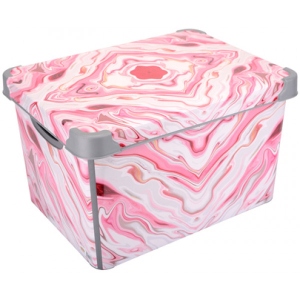 Корзина для зберігання VIOLET HOUSE 0648 Decor Red Murbl с/кр. 20 л