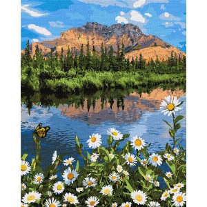 Картина за номерами Ideyka "Гірський пейзаж" 40*50см (KHO2833)