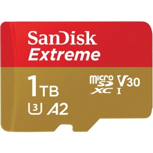 Карта пам'яті SanDisk Extreme microSDXC 1TB UHS-I U3 (SDSQXAV-1T00-GN6MN)