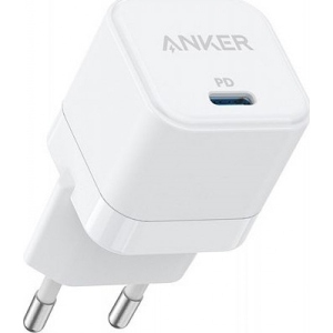 Мережевий зарядний пристрій Anker PowerPort III 20W Cube White (A2149G21)