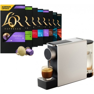 Кава у капсулах L`OR 20 шт x 10 капсул + Кавоварка Scishare Capsule Coffee Machine mini S1201 by Xiaomi (1845678901117) порівняти ціни