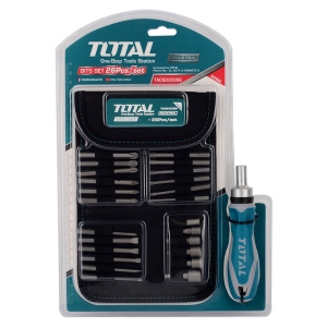 Викрутка зі змінними бітами Total TACSD30266 26 шт.