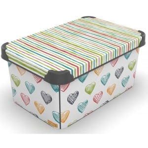 Короб для зберігання Qutu Style Box з/к Colored Zigzag 10 л