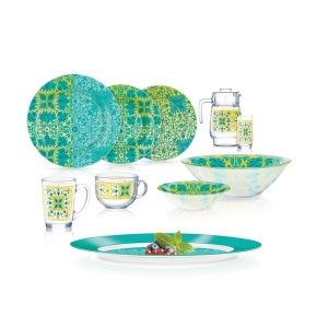 Столовий сервіз Luminarc AMB Alondra Turquoise 46 пр. (Q7927)