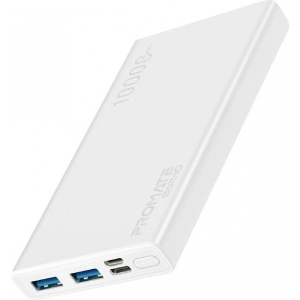 Батарея мобільна Promate Bolt-10 10000mAh White